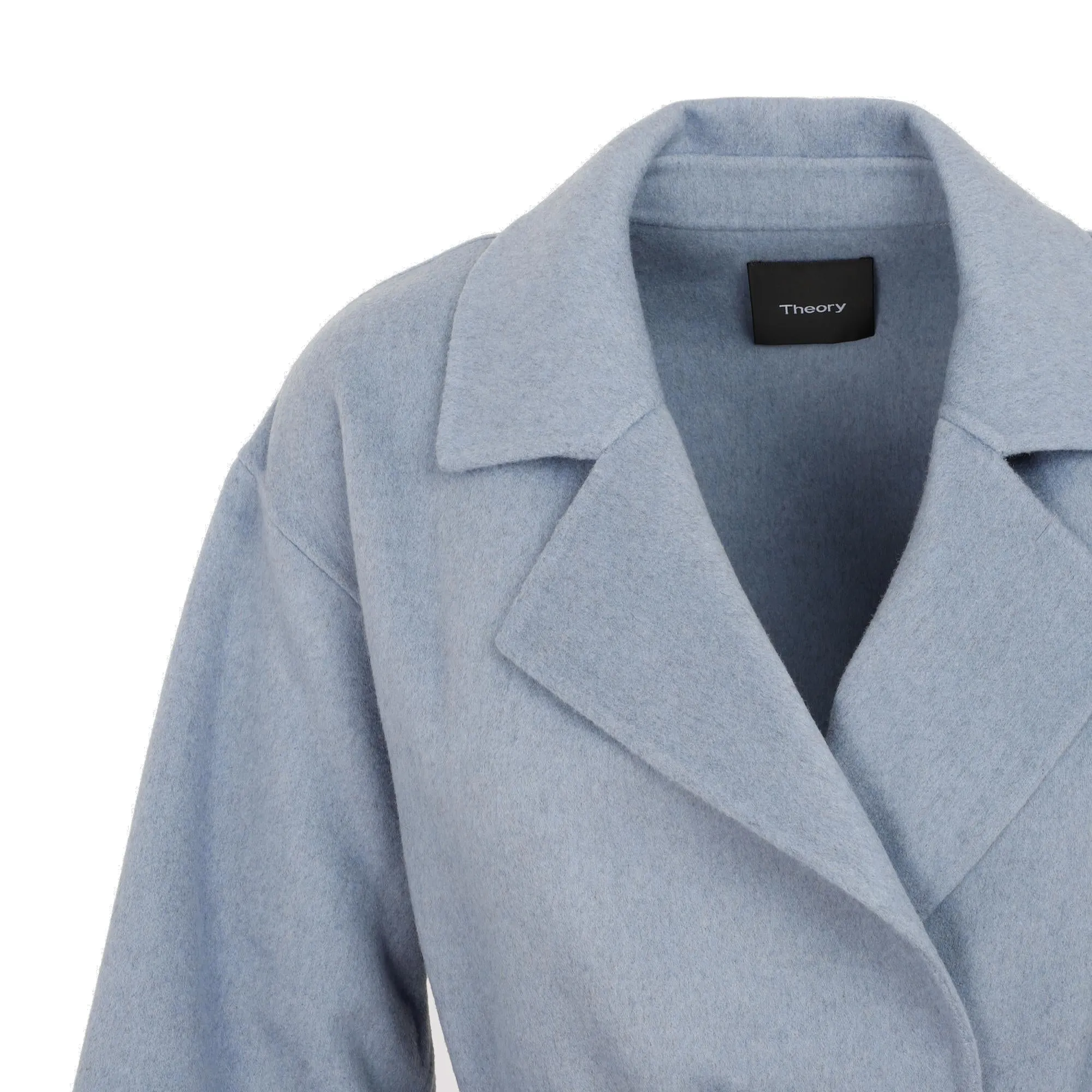 Theory Single-Breasted Belted Coat