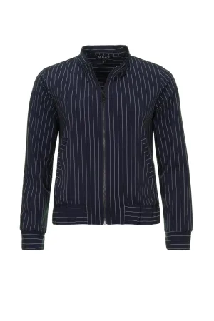 Travel jacket blue pinstripe 202463