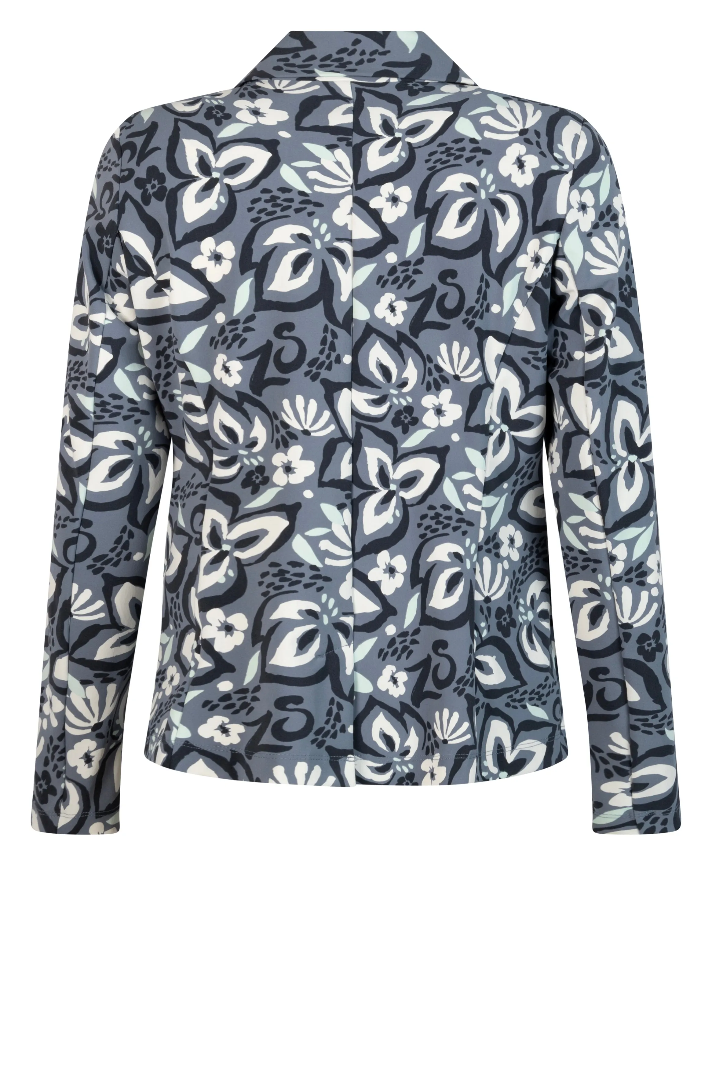 Travel jacket lynn grey blue aqua 242
