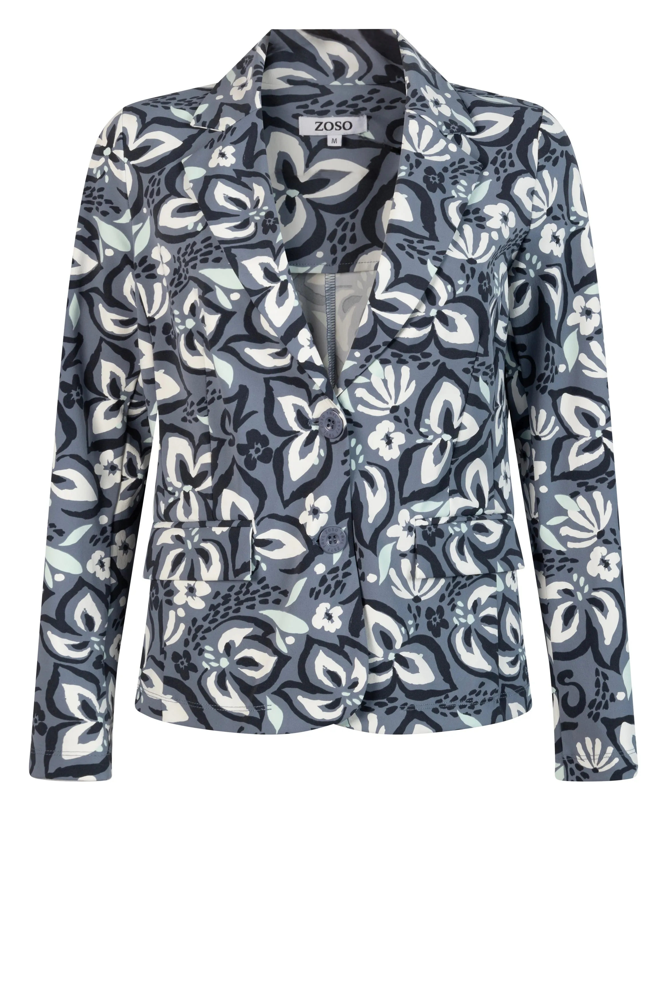 Travel jacket lynn grey blue aqua 242