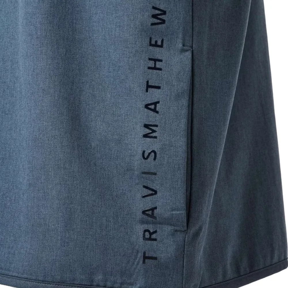 TravisMathew Deepspace Full Zip Golf Jacket Mood Indigo/Vintage Indigo - SS25 Men