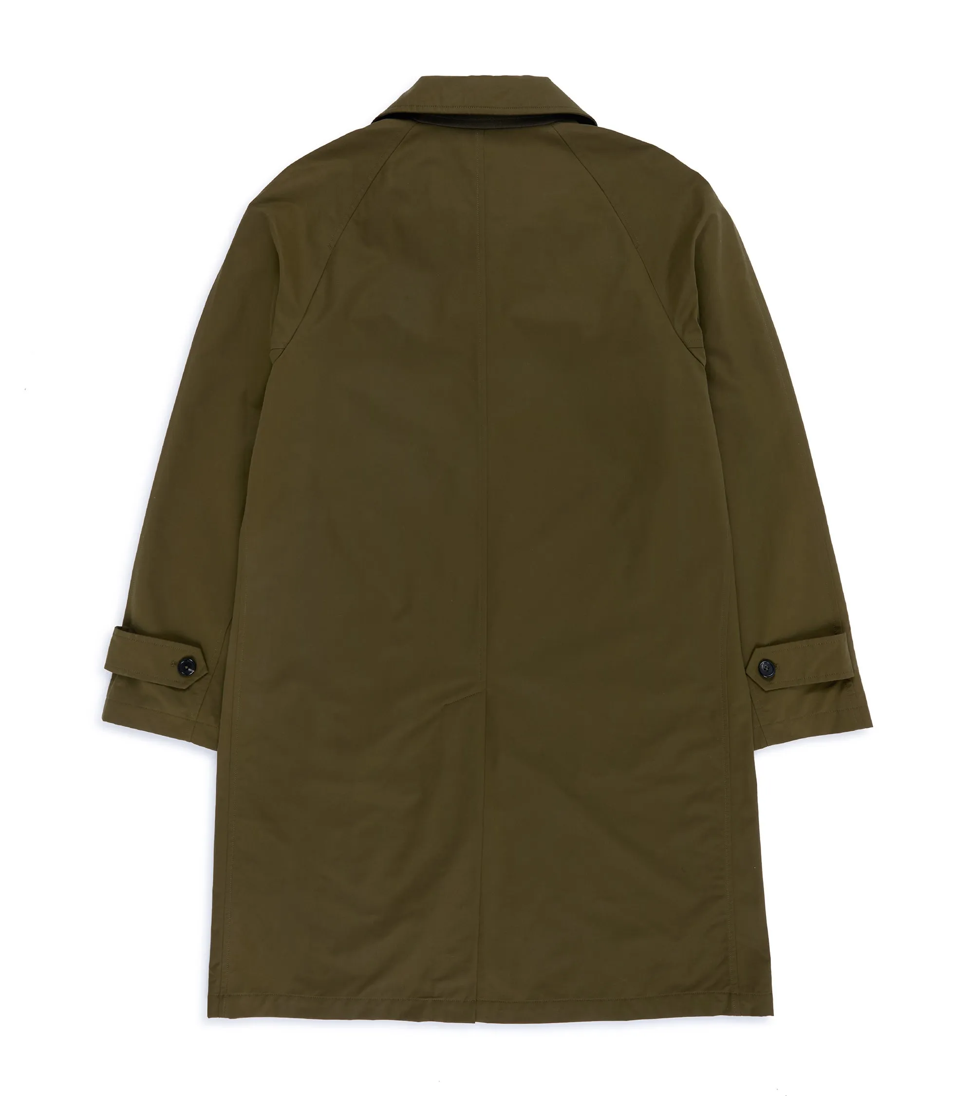 Trunk Harding Cotton Blend Raincoat: Olive