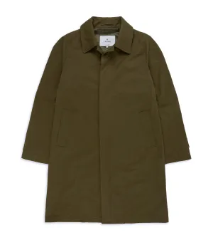 Trunk Harding Cotton Blend Raincoat: Olive