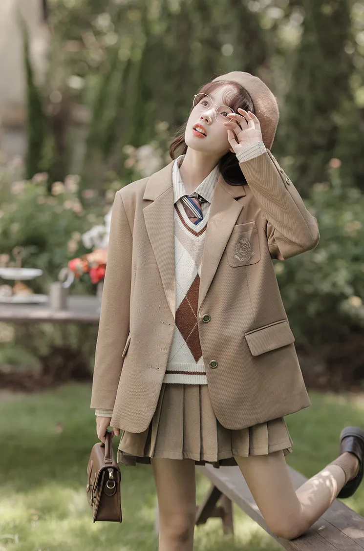 Varsity Prep Blazer (Khaki)