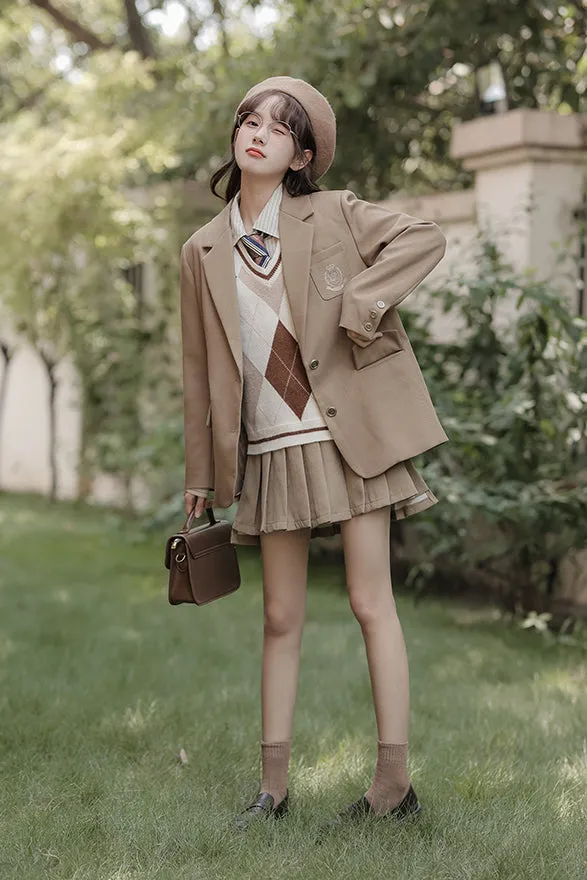 Varsity Prep Blazer (Khaki)