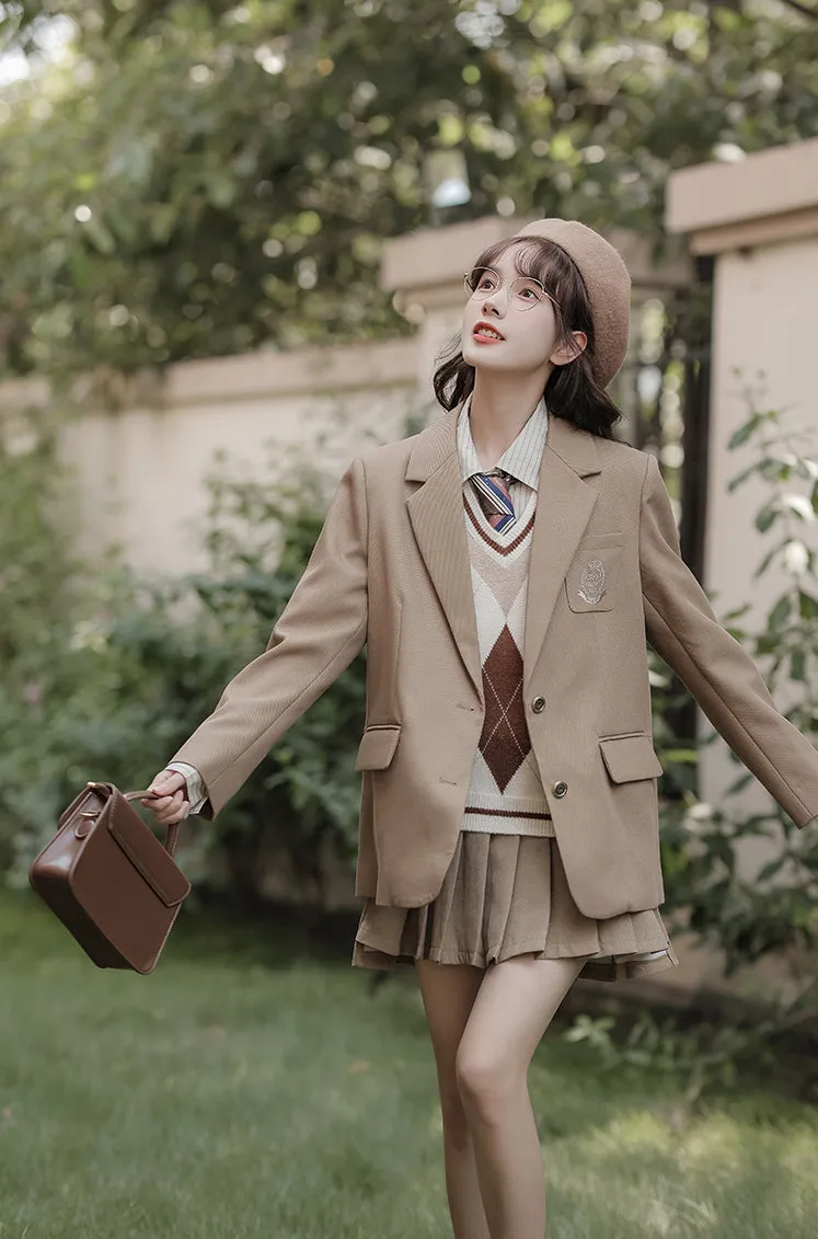 Varsity Prep Blazer (Khaki)