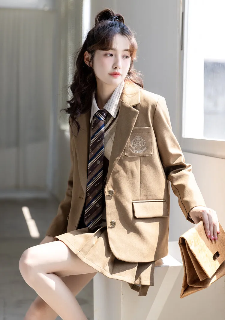 Varsity Prep Blazer (Khaki)