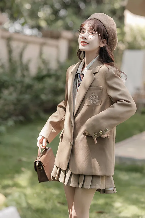 Varsity Prep Blazer (Khaki)