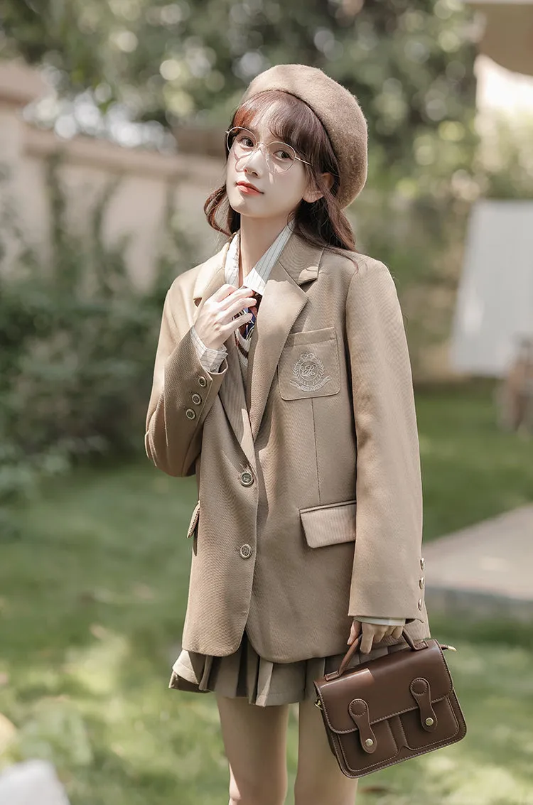 Varsity Prep Blazer (Khaki)