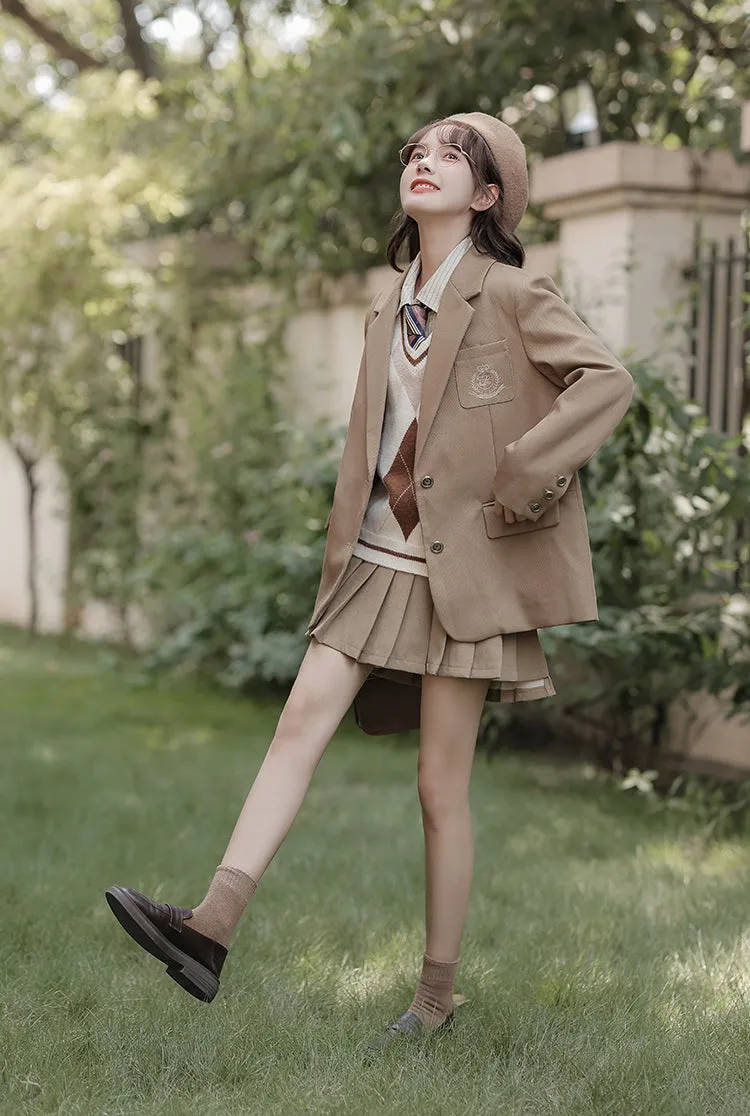 Varsity Prep Blazer (Khaki)