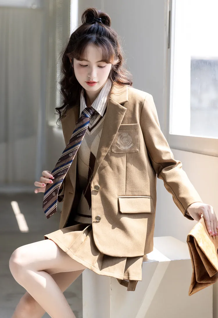 Varsity Prep Blazer (Khaki)
