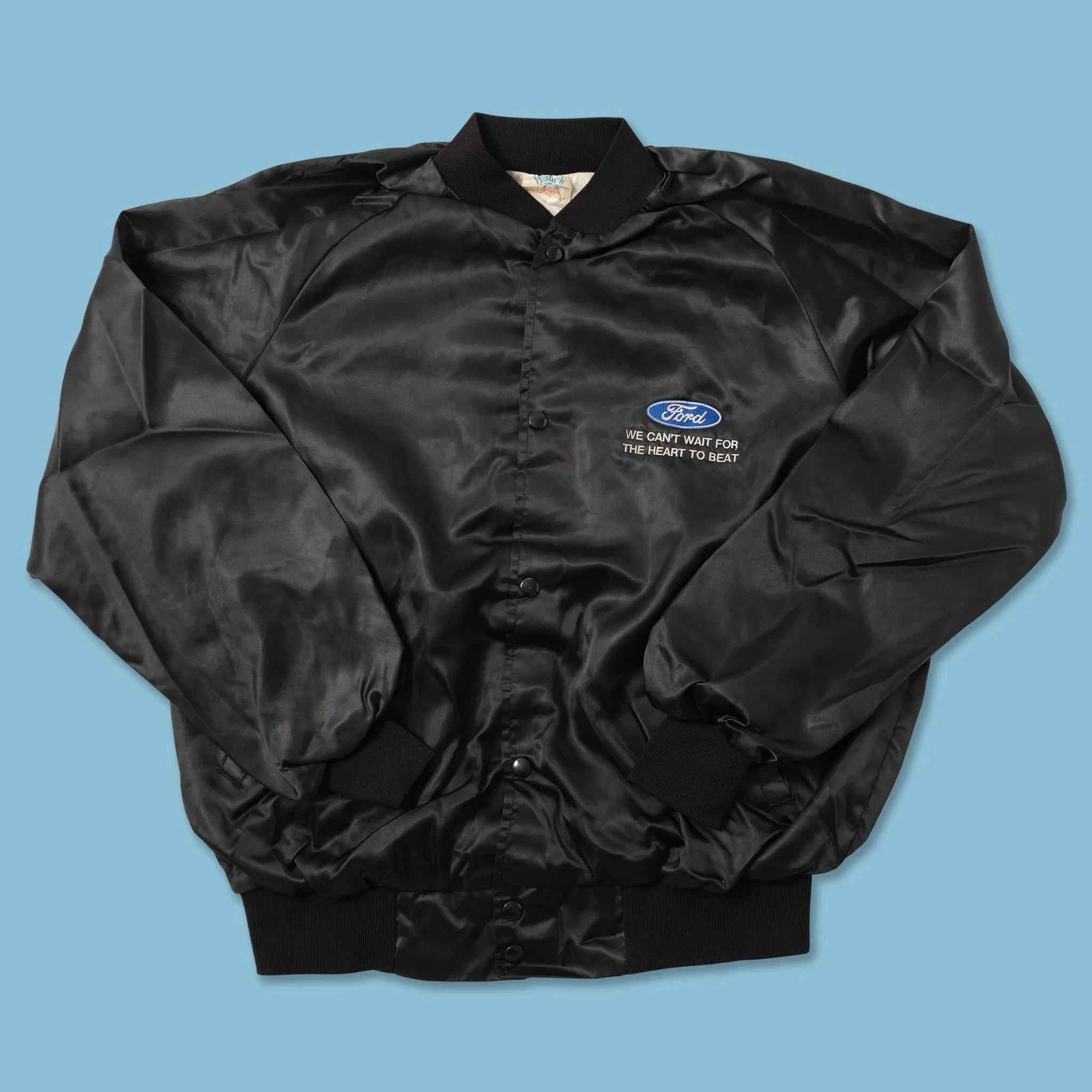 Vintage Ford Satin College Jacket XLarge