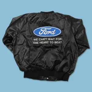 Vintage Ford Satin College Jacket XLarge