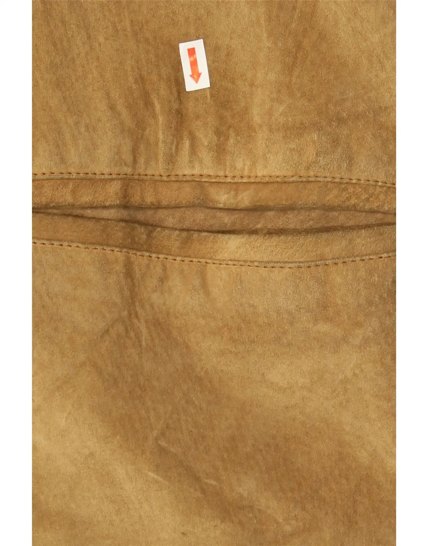 VINTAGE Mens Suede Jacket IT 50 Large Brown Leather