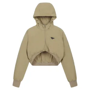 WAAC Bolero Hoodie Golf Jacket Light Brown - FW24 Women