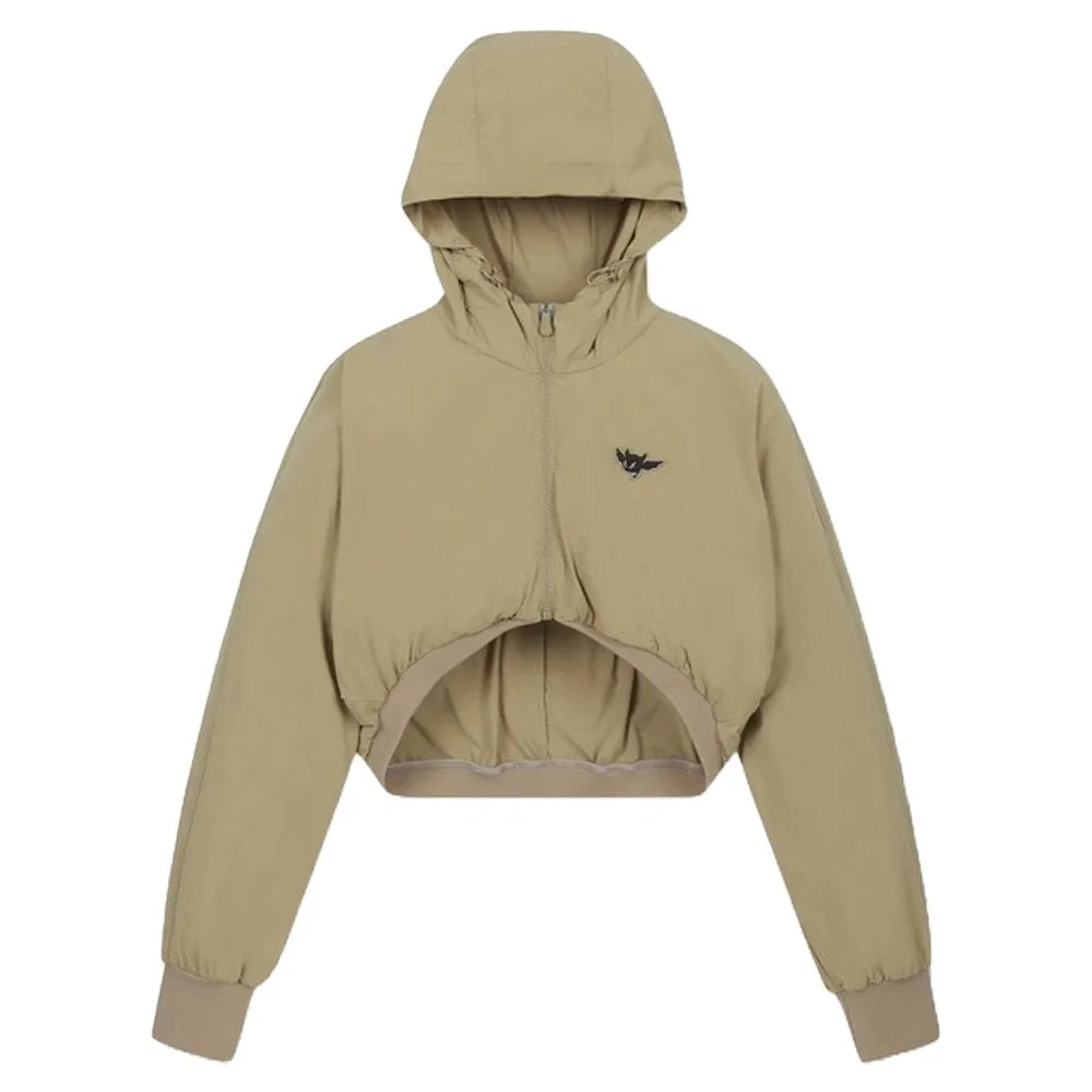 WAAC Bolero Hoodie Golf Jacket Light Brown - FW24 Women