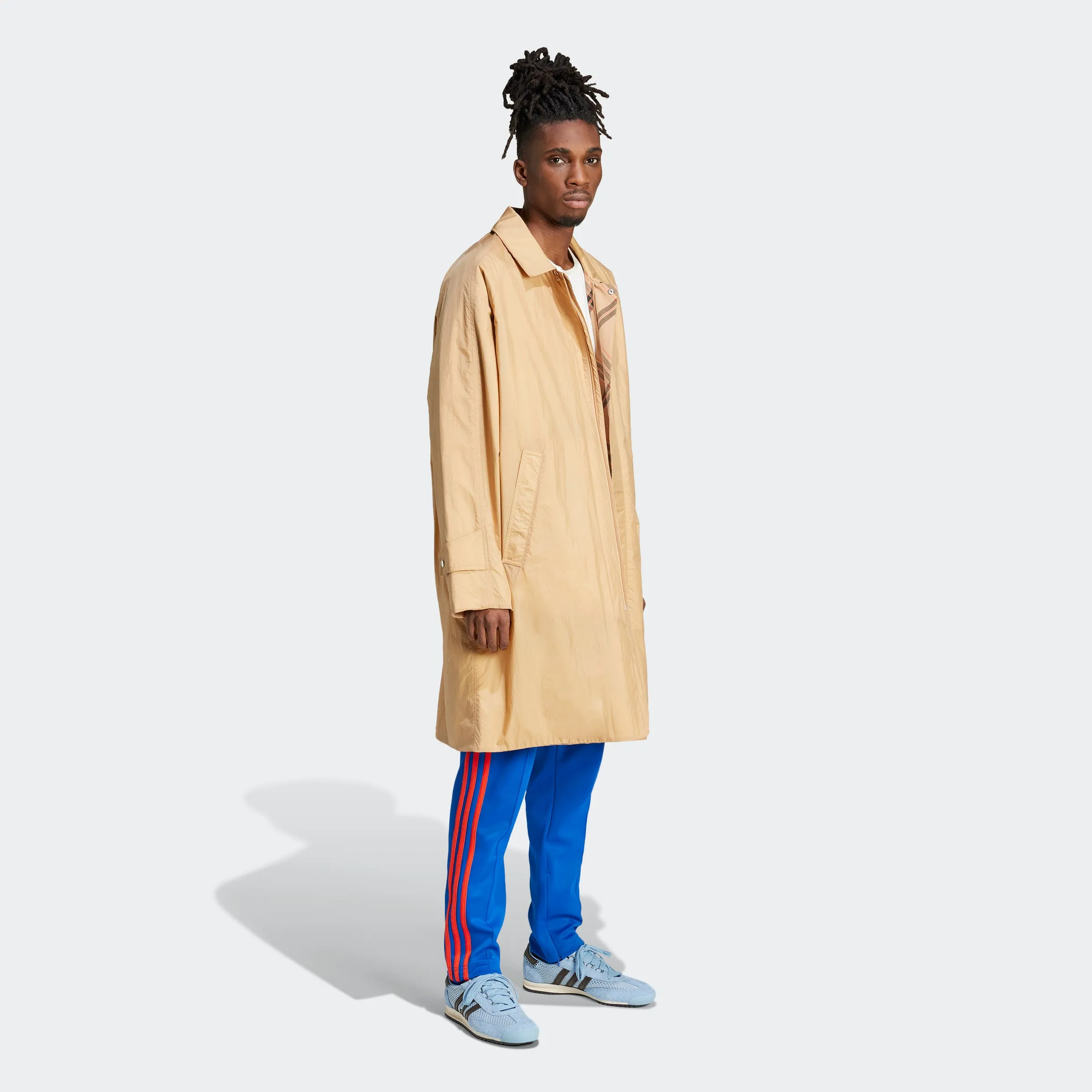 Wales Bonner Mac Reversible Jacket Beige / Check Jacq