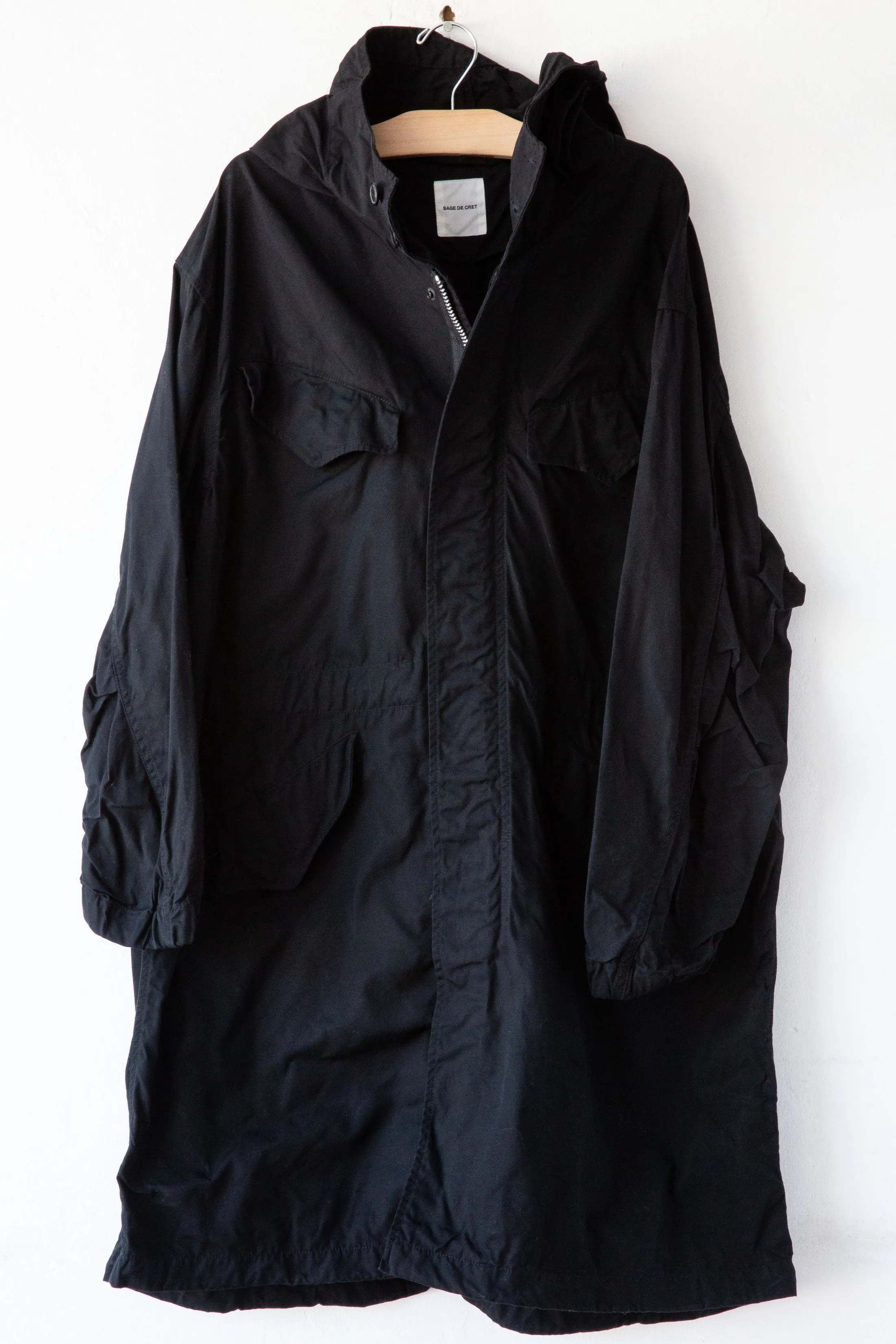 Waxed Military Coat