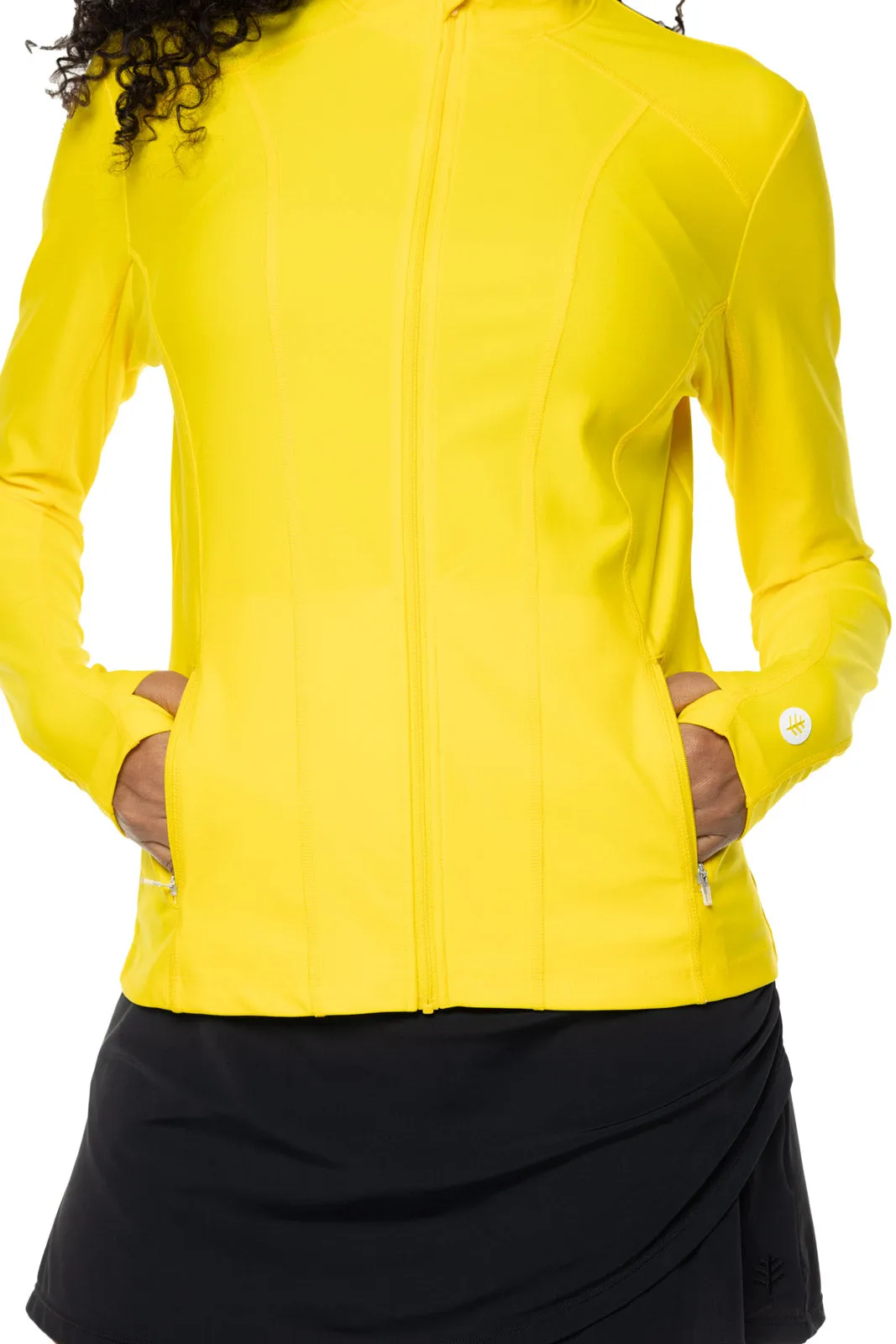 Women's Malawi Swim Jacket | Bold Yellow