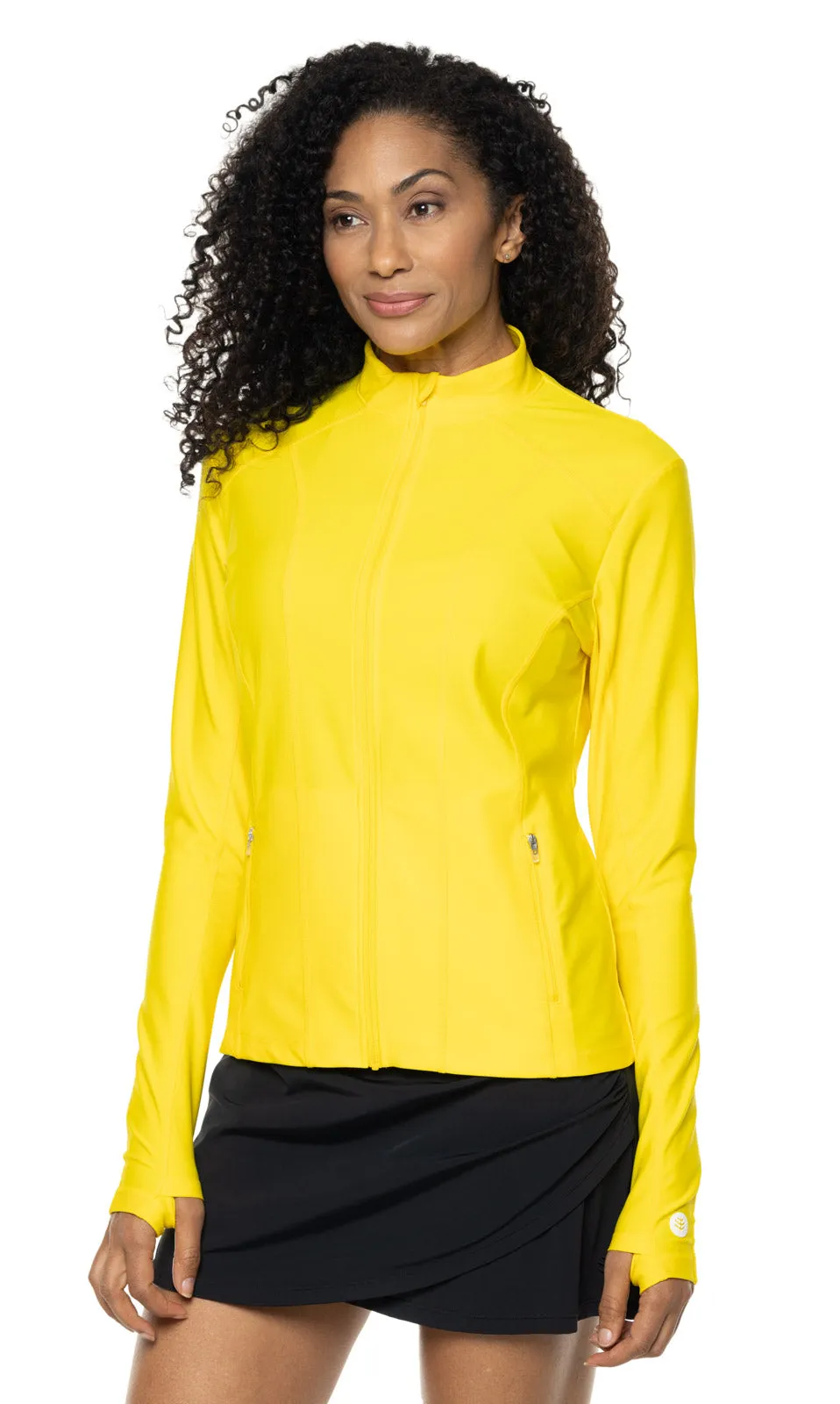 Women's Malawi Swim Jacket | Bold Yellow
