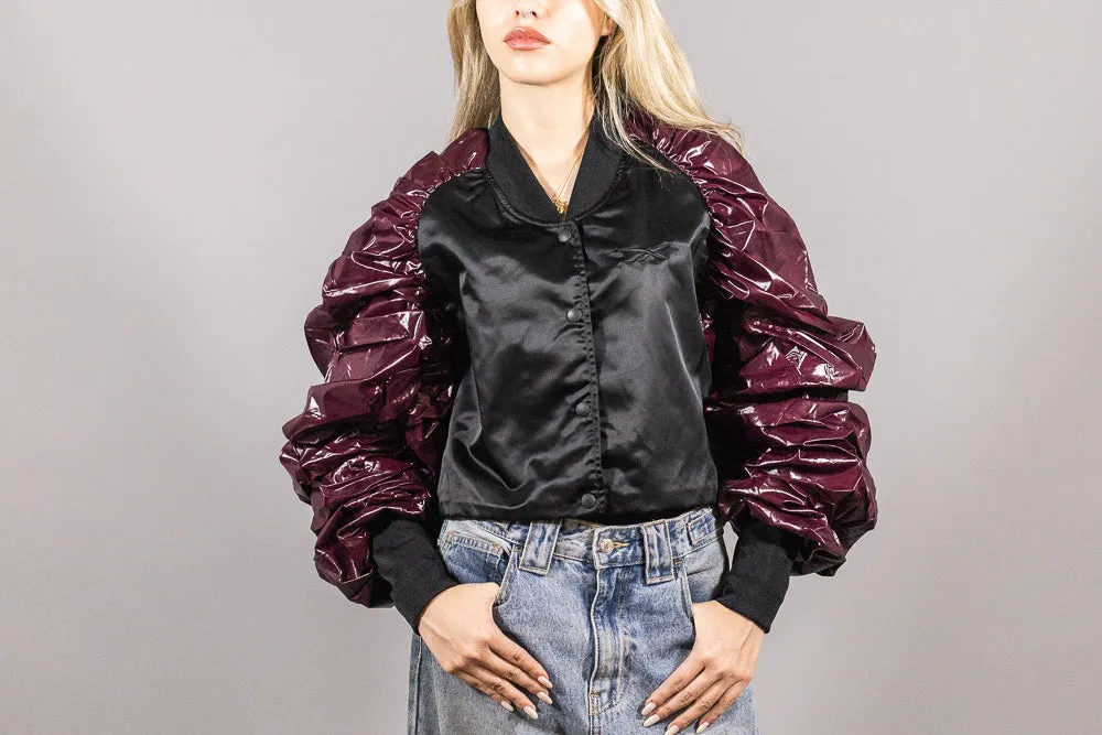 Women's Reebok Puff Sleeve Bomber Jacket